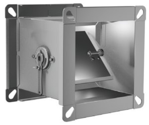 Заслонка оц. АЗД-150*150-РП