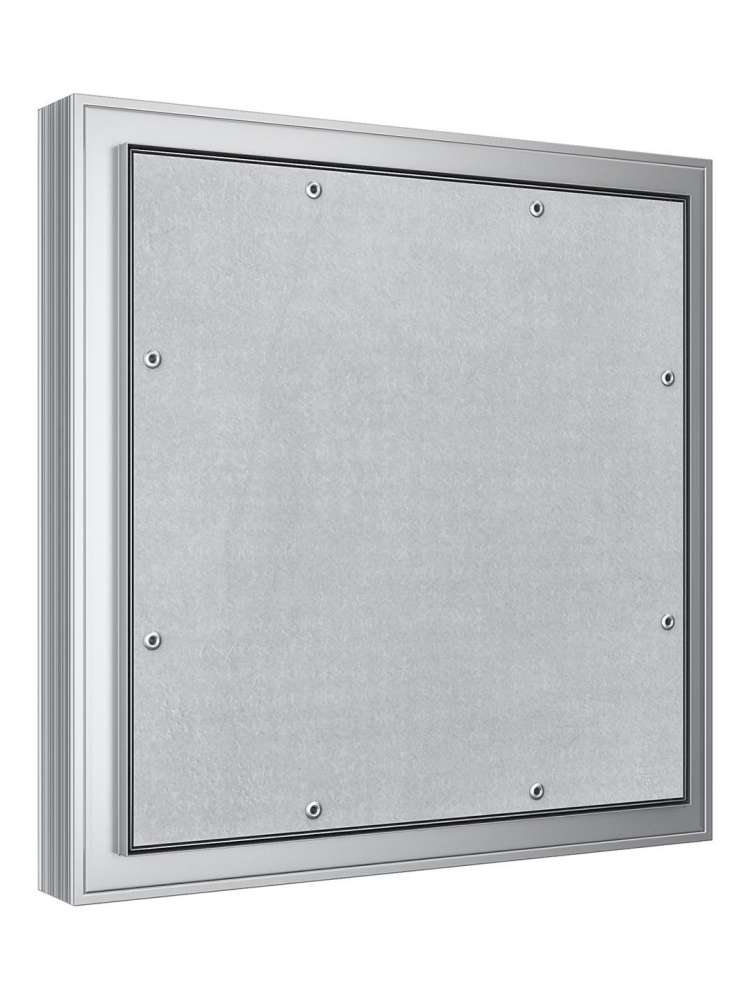 Люк ревизионный D Ceramo Comfort 300х300 скрытый монтаж усиленная петля алюминий EVECS