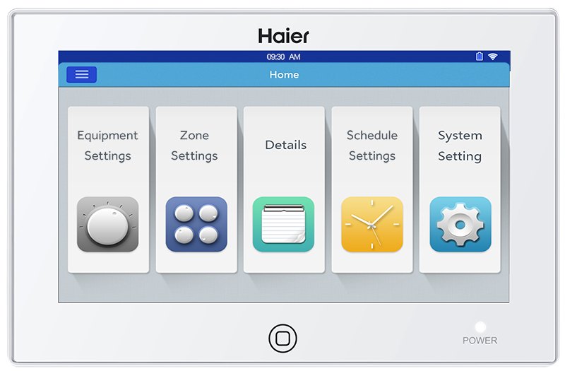 Центральный пульт 7" до 256 блоков Haier YCZ-A004 Центральный пульт 7" до 256 блоков Haier YCZ-A004