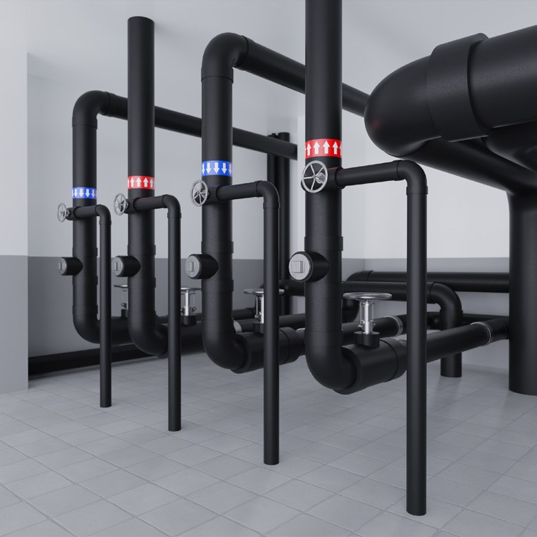 Трубка теплоизоляционная РУ-ФЛЕКС СТ 13×76 мм, 2 м